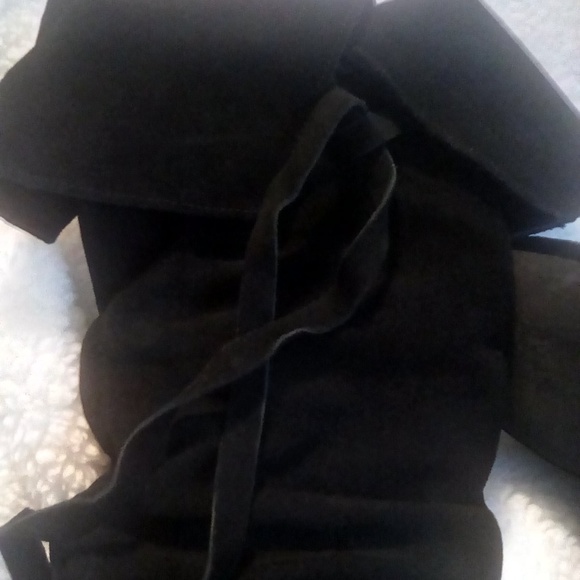 Women's Nine West Abrel 1 black suede knee boots. - Picture 2 of 6